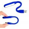Accesorios Notebook,Luz Led Mini Portátil Azul Flexible Lámpara - Azul