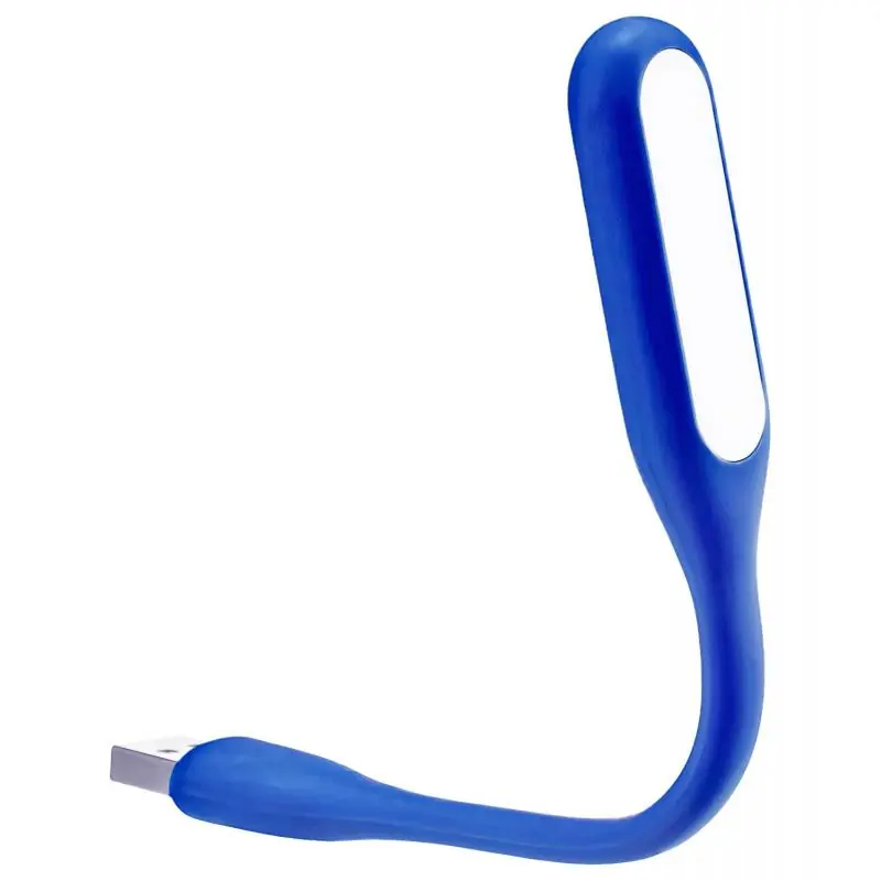 Accesorios Notebook,Luz Led Mini Portátil Azul Flexible Lámpara - Azul