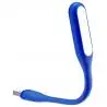 Accesorios Notebook,Luz Led Mini Portátil Azul Flexible Lámpara - Azul