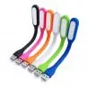 Accesorios Notebook,Luz Led Mini Portátil Usb Flexible Lámpara Usb Led Colores - Aleatorio