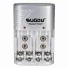 Cargadores de Pilas (Con y sin Pilas),Cargador De Pilas Recargables Aa Aaa Y Baterias De 9v - Sogdu