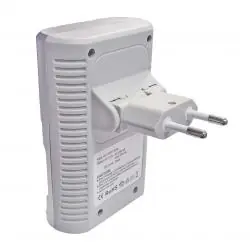 Cargadores de Pilas (Con y sin Pilas),Cargador De Pilas Recargables Aa Aaa Y Baterias De 9v - Sogdu