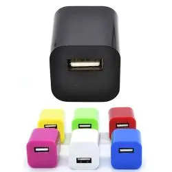 Cargador de Celular y Baterías,10x Pack Cargador Adaptador Enchufe Usb Carga Celular Gps - CUADRADO