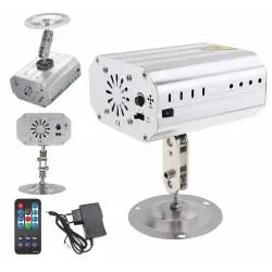 Iluminación de Fiestas,Mini Proyector De Luces Laser Inalambrico Recargable Fiestas - ET-l7539R