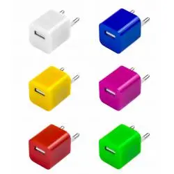 Cargador de Celular y Baterías,10x Pack Cargador Adaptador Enchufe Usb Carga Celular Gps - CUADRADO