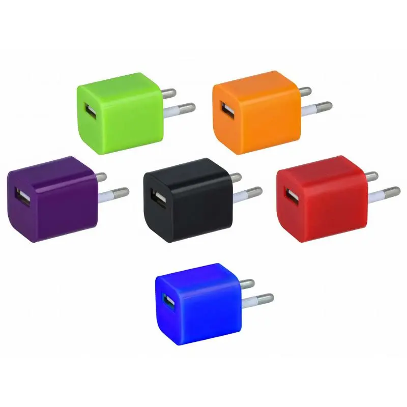 Cargador de Celular y Baterías,10x Pack Cargador Adaptador Enchufe Usb Carga Celular Gps - CUADRADO