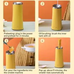 Otros,Maquina Omelette Rollos de Huevo Roller Cocina Crepes Egg