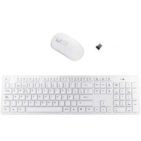 Kit Teclado + Mouse,Set Teclado Mouse Inalambrico Optico Usb Pc Notebook Kit - K90