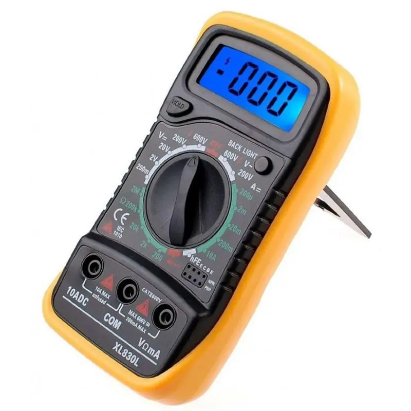 Herramientas Manuales,Tester Multitester Multimetro Portatil Pantalla Digital Lcd - XL830L