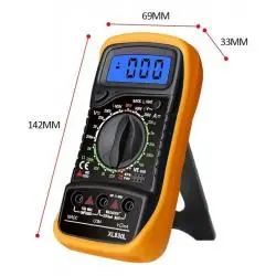 Herramientas Manuales,Tester Multitester Multimetro Portatil Pantalla Digital Lcd - XL830L