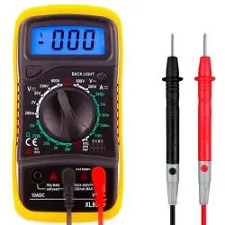 Herramientas Manuales,Tester Multitester Multimetro Portatil Pantalla Digital Lcd - XL830L