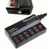Cargador de Celular y Baterías,Cargador 10 Puertos Usb Carga Adaptador Usb Corriente