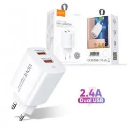Cargador de Celular y Baterías,Cargador Adaptador Usb Carga Rapida Celular Tablet Enchufe - VIDVIE PLE250