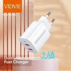 Cargador de Celular y Baterías,Cargador Adaptador Usb Carga Rapida Celular Tablet Enchufe - VIDVIE PLE250