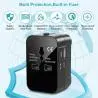 Interruptores y Enchufes,Adaptador Enchufe Universal De Viaje Usb Tipo C Corriente
