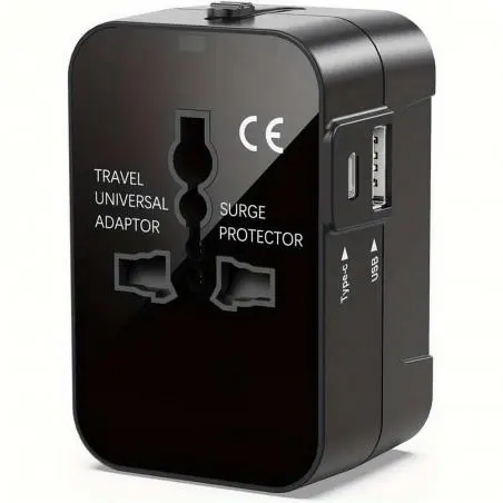 Interruptores y Enchufes,Adaptador Enchufe Universal De Viaje Usb Tipo C Corriente Interruptores y Enchufes,Adaptador Enchufe Universal De Viaje Usb Tipo C Corriente