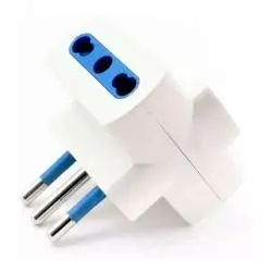 Interruptores y Enchufes,Enchufe Triple Ladron Corriente Toma Electrica Adaptador AC 220v