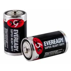 Pilas y Baterias,2 Pilas Tipo C R14 Lr14 Am2 14a Mediana Para Estufa Toyotomi - Eveready