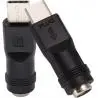 Adaptadores y Cables,Adaptador Carga Tipo C Macho Plug Poder 5.5 x 2.1 y 2.5 mm