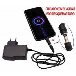 Adaptadores y Cables,Adaptador Carga Tipo C Macho Plug Poder 5.5 x 2.1 y 2.5 mm