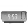 Relojes,Reloj Espejo Led Con Proyector Digital Alarma - S282A