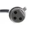 Adaptadores de Audio,Cable XLR Canon a Plug 6.3mm Microfono Amplificador Guitarra - 1.5Mts