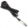 Adaptadores de Audio,Cable XLR Canon a Plug 6.3mm Guitarra Microfono Amplificador - 4.5Mts