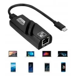 Adaptadores de Red,Tarjeta De Red Usb Tipo C Cable Adaptador Rj45 Lan Pc