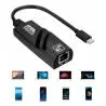 Adaptadores de Red,Tarjeta De Red Usb Tipo C Cable Adaptador Rj45 Lan Pc