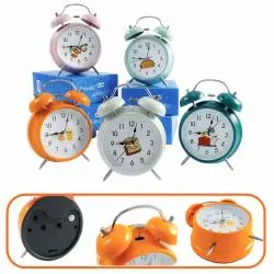 Relojes,Reloj Vintage Campana Retro Campanilla Despertador Alarma Fuerte Diseño Mod.E Figuras