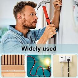 Otros,25X Grampa Grapa Clavo Para Cable De Red Cat6 Coaxial Pinza - BLANCO