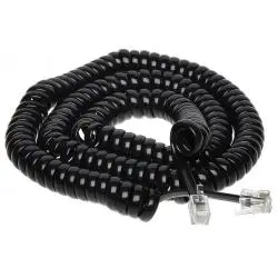 Otros,Cable Espiral Para Auricular De Telefono Red Fija Rj11 7Mtrs