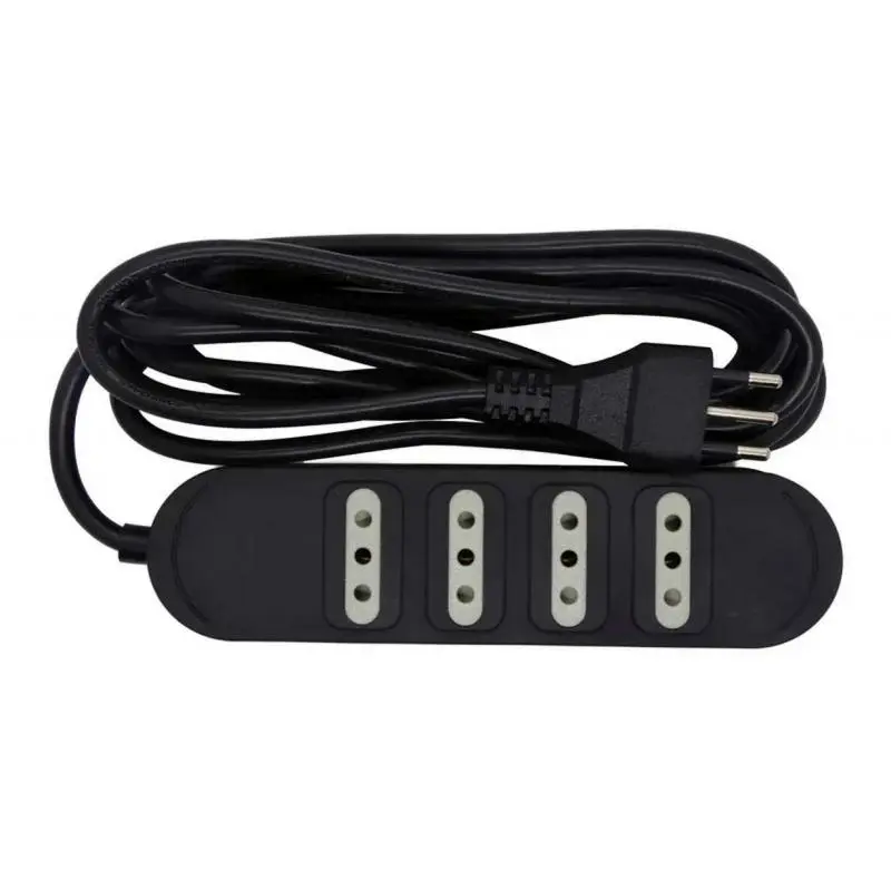 Alargador y Zapatillas electricas,Alargador Extension Zapatilla De Corriente Enchufe Multiple - 1.5 Metros
