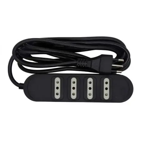 Alargador y Zapatillas electricas,Alargador Extension Zapatilla De Corriente Enchufe Multiple - 1.5 Metros