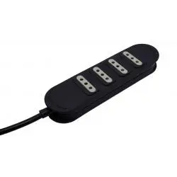 Alargador y Zapatillas electricas,Alargador Extension Zapatilla De Corriente Enchufe Multiple - 1.5 Metros
