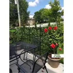 Terraza y Jardín,Malla Alfombra Hojas Enredadera Treillage Reja Cortina 300x100cms