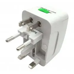 Interruptores y Enchufes,Adaptador Internacional Enchufe De Viaje Usb Corriente - 2 USB