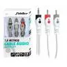 Cables de Audio,Cable 2X1 De Audio Video Auxiliar Plug Jack 3.5mm A 2 Rca - MACROTEL
