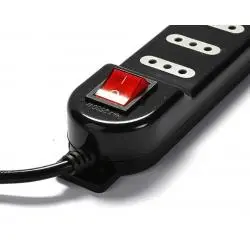 Alargador y Zapatillas electricas,Alargador Enchufe Extension 3 Metros Zapatilla De Corriente - 4 Tomas