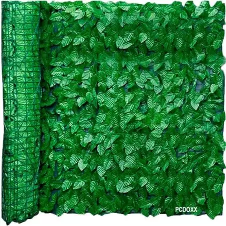 Terraza y Jardín,Malla Manto Hojas Alfombra Enredadera Treillage Reja Cortina - 100X100CMS