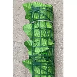 Terraza y Jardín,Malla Manto Hojas Alfombra Enredadera Treillage Reja Cortina - 100X100CMS