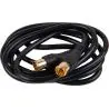 Cables de Video,Cable Coaxial A Presion Conector F Tv Led Decodificador - 1 Metro MV-872