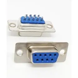 Accesorios y Periféricos,Conector DB9 Serial RS232 Macho para soldar Sin Tapa