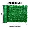 Terraza y Jardín,Malla Manto Hojas Alfombra Enredadera Treillage Reja Cortina - 100X100CMS