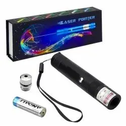 Iluminación de Fiestas,Puntero Laser Verde Alto Alcance Astronomico A Pila AA
