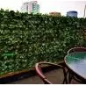 Terraza y Jardín,Malla Manto Hojas Alfombra Enredadera Treillage Reja Cortina - 100X100CMS