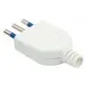 Interruptores y Enchufes,Enchufe Macho Volante 3 Patas Extension Reemplazo Enchufe