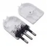 Interruptores y Enchufes,Enchufe Macho Volante 3 Patas Extension Reemplazo Enchufe