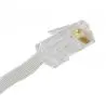 Cable de Red,Cable de Red RJ45 Internet Ethernet Lan Plano Retractil 1 Metro