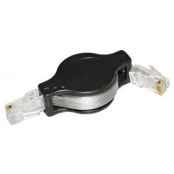 Cable de Red,Cable de Red RJ45 Internet Ethernet Lan Plano Retractil 1 Metro